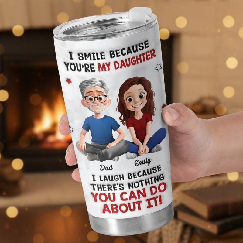 Custom Tumbler - Personalized Birthday Gifts For Mom, Dad, Daughter - Stay Cozy Stay Loved