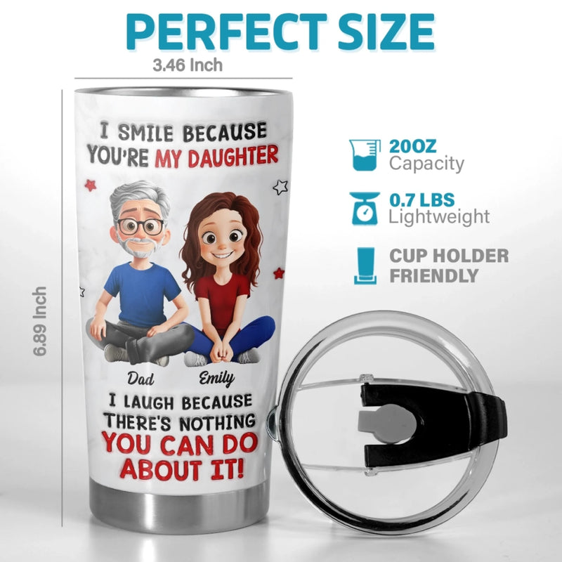 Custom Tumbler - Personalized Birthday Gifts For Mom, Dad, Daughter - Stay Cozy Stay Loved