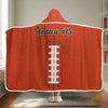 Custom Snuggle Blanket, Hoodie Blanket - Personalized Birthday Sport Gifts For Sports Fans, Sports Lovers - Born To Cheer Loud
