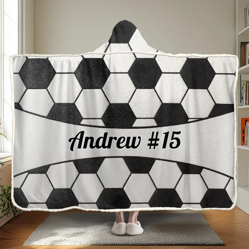 Custom Snuggle Blanket, Hoodie Blanket - Personalized Birthday Sport Gifts For Sports Fans, Sports Lovers - Born To Cheer Loud