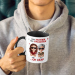 Custom Accent Mug - Personalized Birthday Gifts For Mom, Dad, Daughter - Happiness Starts With You