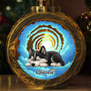 Custom Candlelight Lantern Ornament - Personalized Pet Christmas Memorial Sympathy Gifts For Dogs, Cats - Pawprints Forever In My Heart