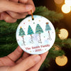 Custom Ceramic Ornament - Personalized Christmas Birthday Gifts For Mom, Dad, Brother, Sister, Kids - Where Love Always Begins