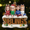 Custom Acrylic Ornament - Personalized Christmas Birthday Gifts For Brother, Sister - Together Through It All