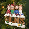 Custom Acrylic Ornament - Personalized Christmas Birthday Gifts For Brother, Sister - Together Through It All