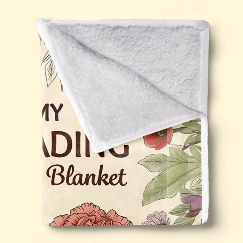 Custom Blanket - Personalized Christmas Bookish Gifts For Book Lovers, Bookworms, Dog Dad And Mom, Cat Owners - Reading Buddies Forever