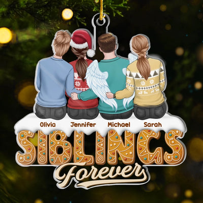 Custom Acrylic Ornament - Personalized Christmas Birthday Gifts For Brother, Sister - You Keep Me Grounded