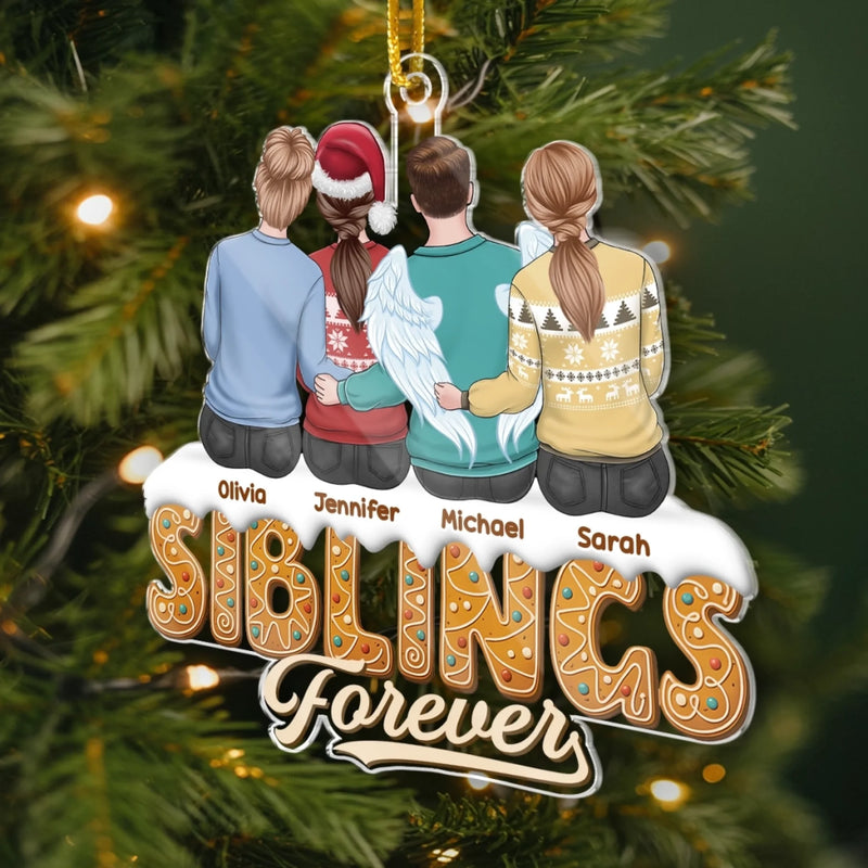 Custom Acrylic Ornament - Personalized Christmas Birthday Gifts For Brother, Sister - You Keep Me Grounded