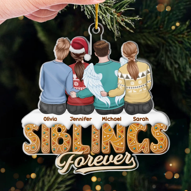 Custom Acrylic Ornament - Personalized Christmas Birthday Gifts For Brother, Sister - You Keep Me Grounded