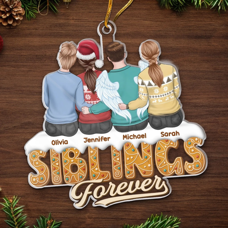 Custom Acrylic Ornament - Personalized Christmas Birthday Gifts For Brother, Sister - You Keep Me Grounded