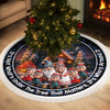 Custom Gnome Tree Skirt - Personalized Christmas Birthday Gifts For Grandma, Grandpa, Grandparents - Hearts Gather Warm This Christmas