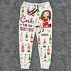 Custom Unisex Sweatpants - Personalized Birthday Gifts For Besties, Sisters, BFF, Family, Yourself - Just A Girl Who Loves Wine