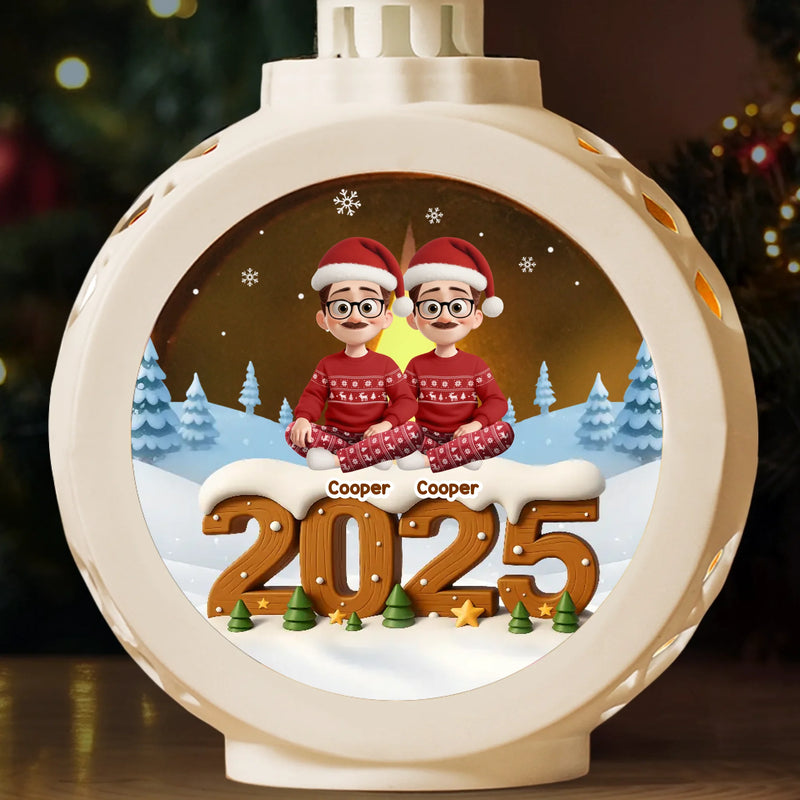 Custom Candlelight Lantern Ornament - Personalized Christmas Birthday Gifts For Mom, Dad, Brother, Sister, Kids - The Way We Belong
