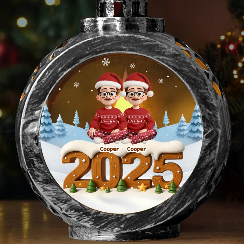 Custom Candlelight Lantern Ornament - Personalized Christmas Birthday Gifts For Mom, Dad, Brother, Sister, Kids - The Way We Belong