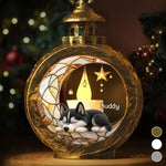 Custom Candlelight Lantern Ornament - Personalized Pet Christmas Memorial Sympathy Gifts For Dogs, Cats - Love Lives In Gentle Whispers