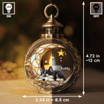 Custom Candlelight Lantern Ornament - Personalized Pet Christmas Memorial Sympathy Gifts For Dogs, Cats - Love Lives In Gentle Whispers