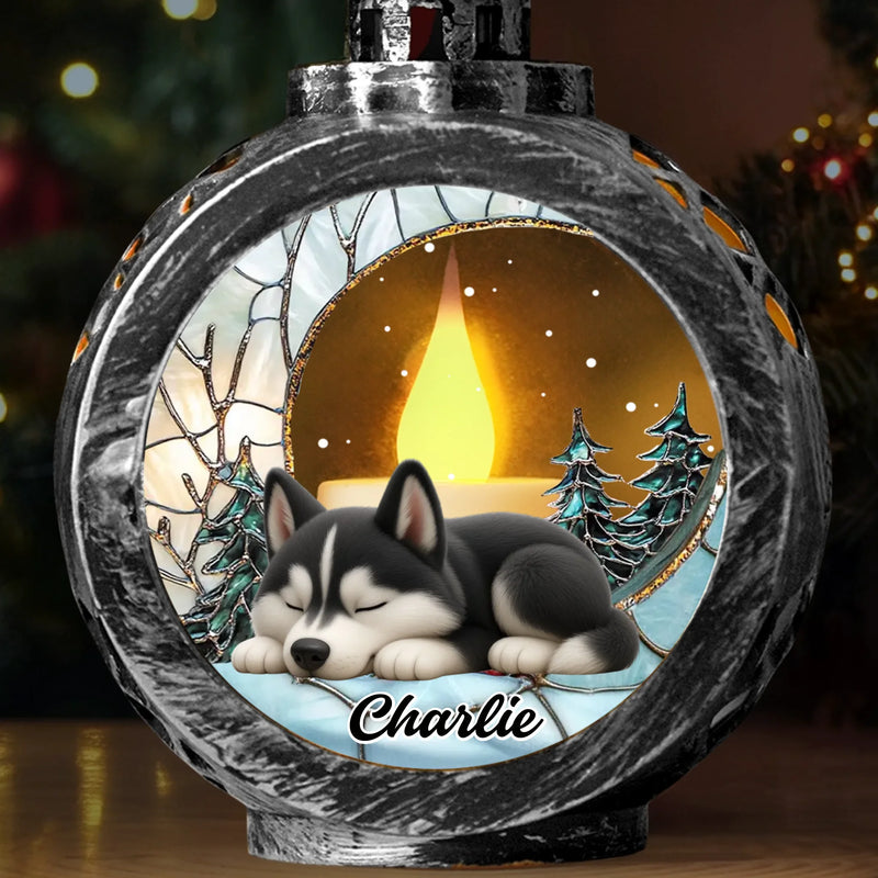 Custom Candlelight Lantern Ornament - Personalized Pet Christmas Memorial Sympathy Gifts For Dogs, Cats - Miss You In Every Quiet Moment