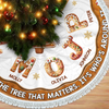 Custom Tree Skirt - Personalized Christmas Birthday Gifts For Mom, Dad, Brother, Sister, Kids - Merry Moments Start Here