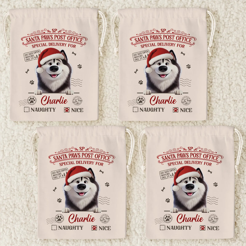 Custom Favor Bag - Personalized Christmas Birthday Gifts For Dog Lovers, Dog Dad And Mom - Paws And Joy This Christmas