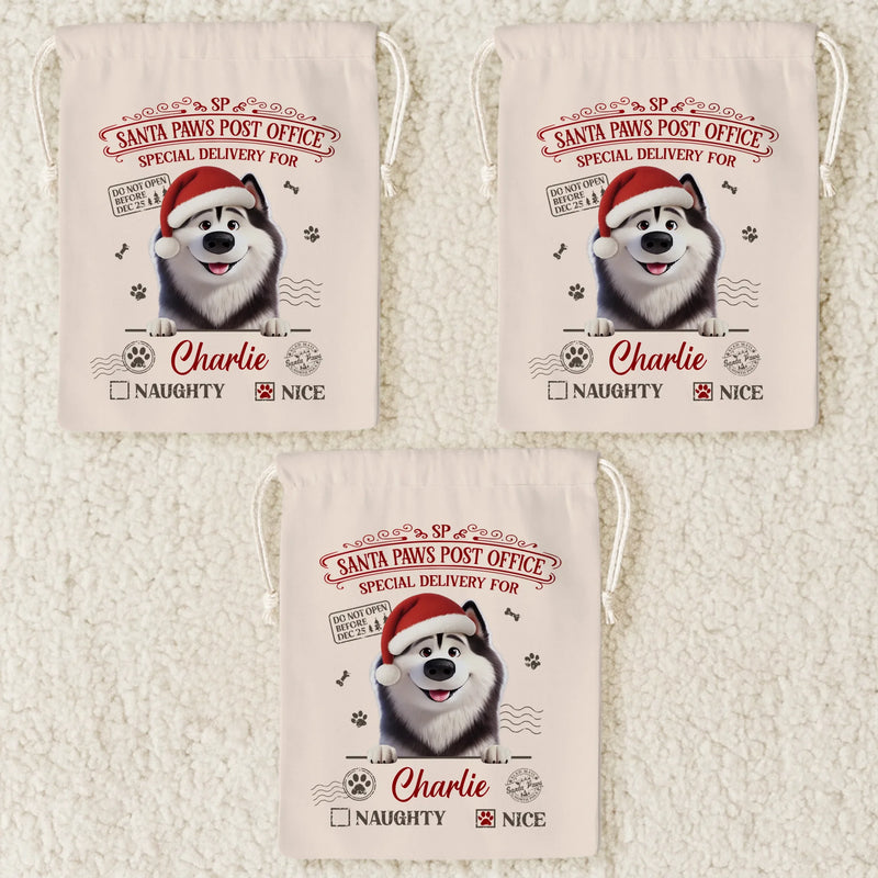 Custom Favor Bag - Personalized Christmas Birthday Gifts For Dog Lovers, Dog Dad And Mom - Paws And Joy This Christmas