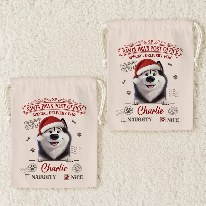Custom Favor Bag - Personalized Christmas Birthday Gifts For Dog Lovers, Dog Dad And Mom - Paws And Joy This Christmas