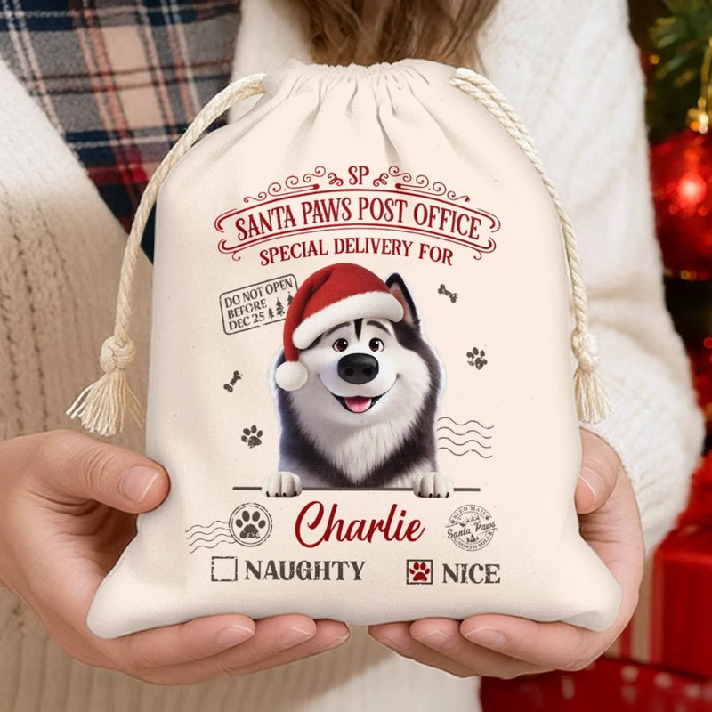 Custom Favor Bag - Personalized Christmas Birthday Gifts For Dog Lovers, Dog Dad And Mom - Paws And Joy This Christmas