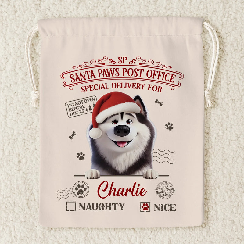 Custom Favor Bag - Personalized Christmas Birthday Gifts For Dog Lovers, Dog Dad And Mom - Paws And Joy This Christmas