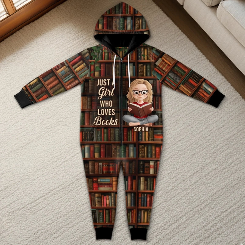 Custom Adult Onesie - Personalized Christmas Bookish Gifts For Book Lovers, Bookworms, Readers - Living Between The Pages