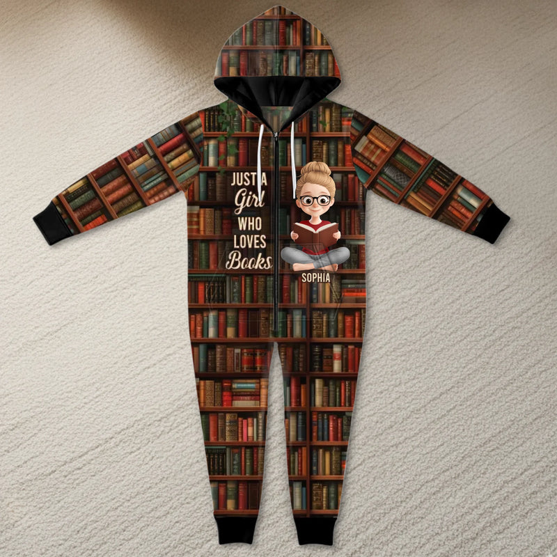 Custom Adult Onesie - Personalized Christmas Bookish Gifts For Book Lovers, Bookworms, Readers - Living Between The Pages