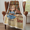 Custom Blanket - Personalized Bookish Gifts For Book Lovers, Bookworms, Readers - Book Blanket Bliss