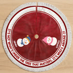Custom Name Snowman Family Christmas Gifts - Personalized Tree Skirt