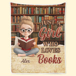 Custom Blanket - Personalized Bookish Gifts For Book Lovers, Bookworms, Readers - Book Blanket Bliss