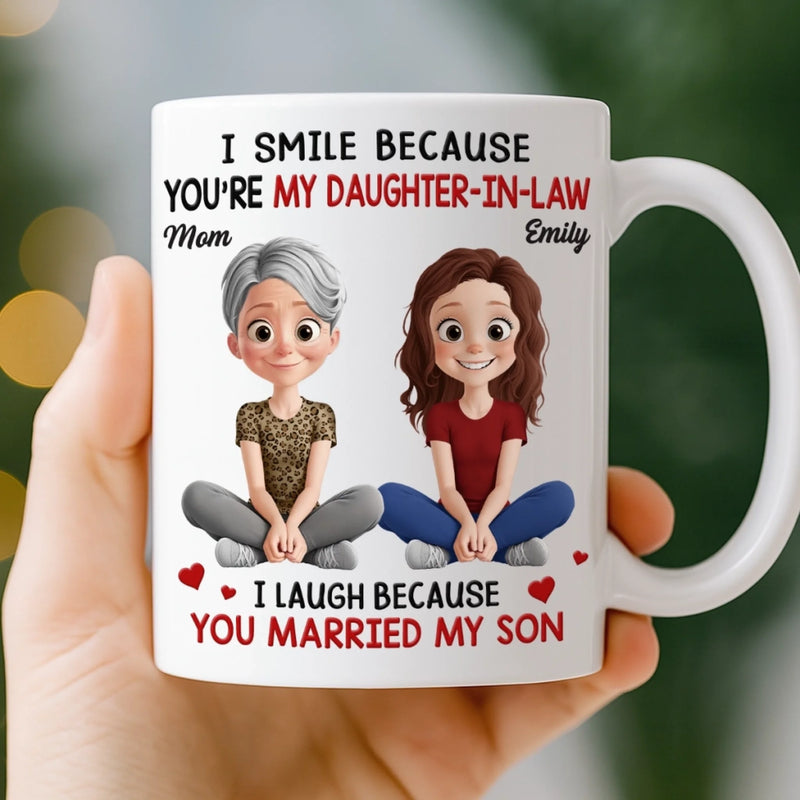 Custom Mug - Personalized Birthday Gifts For Mom, Daughter-In-Law - More Than Family