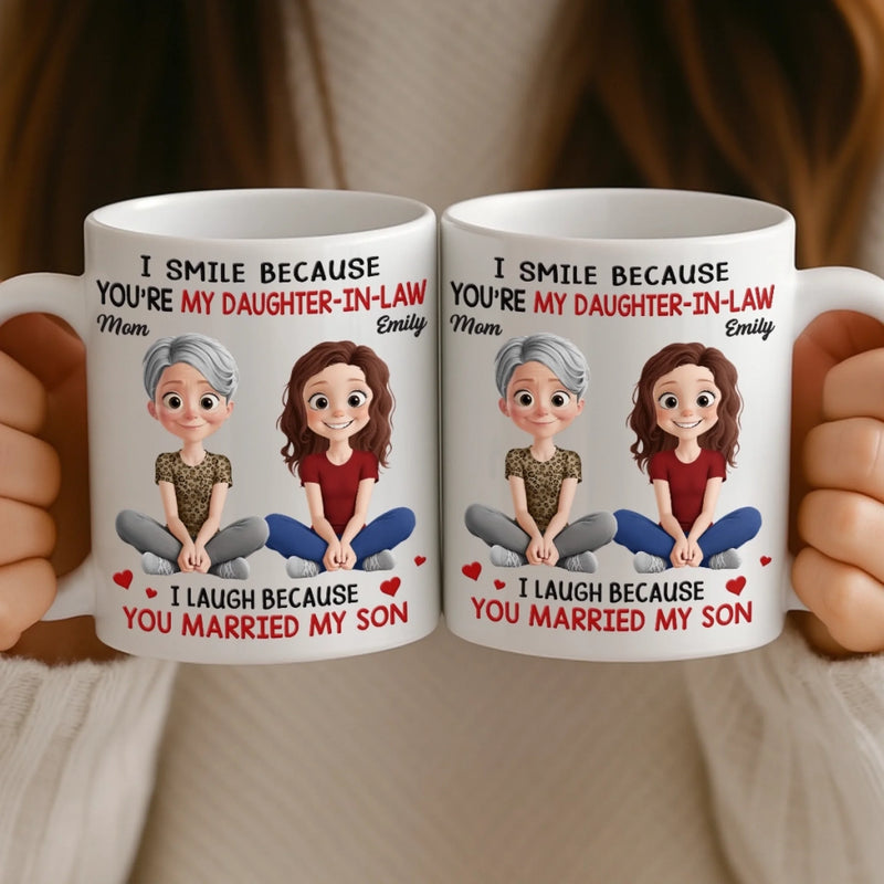 Custom Mug - Personalized Birthday Gifts For Mom, Daughter-In-Law - More Than Family