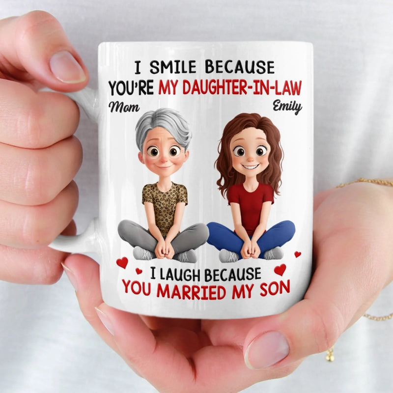 Custom Mug - Personalized Birthday Gifts For Mom, Daughter-In-Law - More Than Family