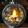 Custom Candlelight Lantern Ornament - Personalized Pet Christmas Memorial Sympathy Gifts For Dogs, Cats - Forever Missed Forever Loved
