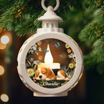 Custom Candlelight Lantern Ornament - Personalized Pet Christmas Memorial Sympathy Gifts For Dogs, Cats - Forever Missed Forever Loved
