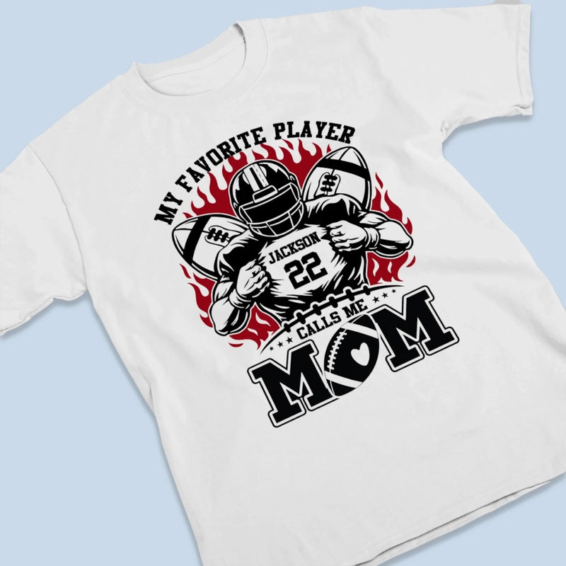 Custom Football Senior Mom T-shirt, Hoodie - Personalized Birthday Football Gifts For Mom, American Football Players, Football Lovers, NFL Fans - Heart On The Field