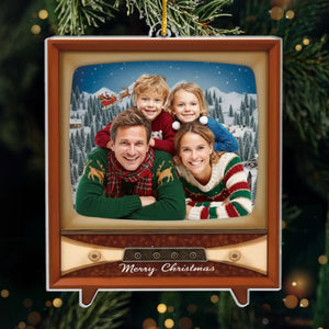 Custom Photo Acrylic Ornament - Personalized Christmas Birthday Gifts For Mom, Dad, Brother, Sister, Kids - Where Our Story Sparkles Most