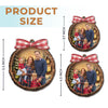 Custom Photo Wood Ornament - Personalized Christmas Birthday Gifts For Mom, Dad, Brother, Sister, Kids - Love Grows Best In Cozy Cabins