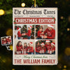 Custom Photo Acrylic Ornament - Personalized Christmas Birthday Gifts For Mom, Dad, Brother, Sister, Kids - Extra, Extra, Love’s The Headline This Year