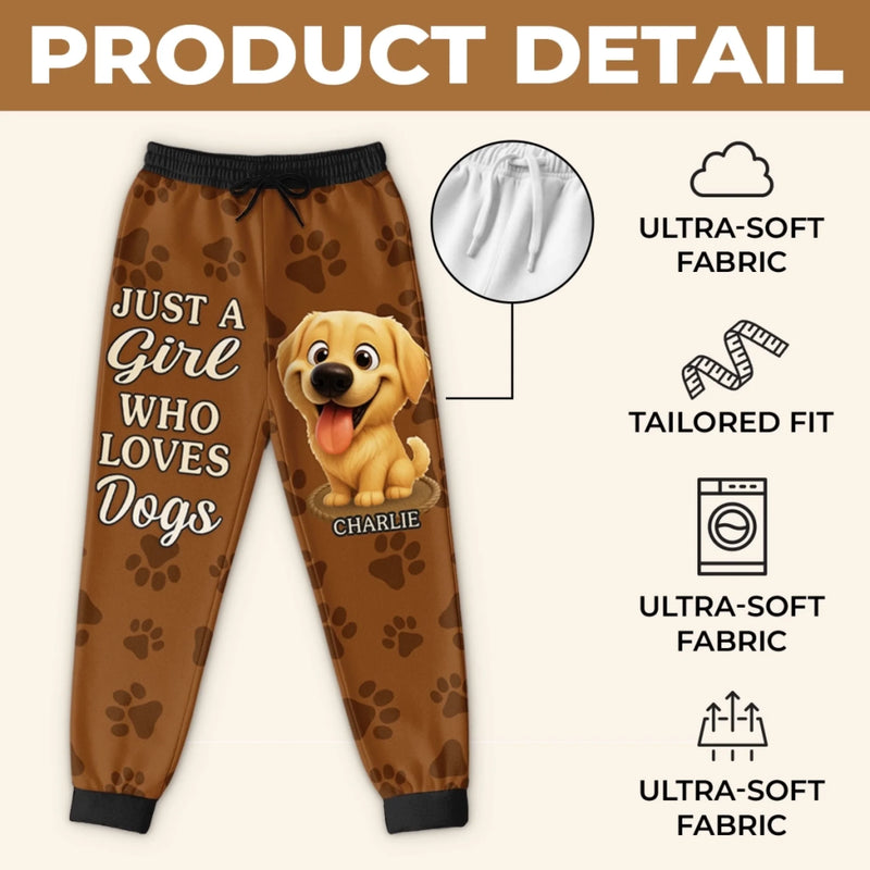 Custom Unisex Sweatpants - Personalized Christmas Birthday Gifts For Dog Lovers, Dog Dad And Mom - Best Friend, Furever