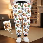 Custom Photo Unisex Sweatpants - Personalized Christmas Birthday Gifts For Dog Cat Lovers, Dog Dad And Mom, Cat Owners - Warm Paws Warm Heart