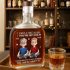 Custom Whiskey Bottle - Personalized Birthday Gifts For Mom, Dad, Son, Daughter - Good Times Flow