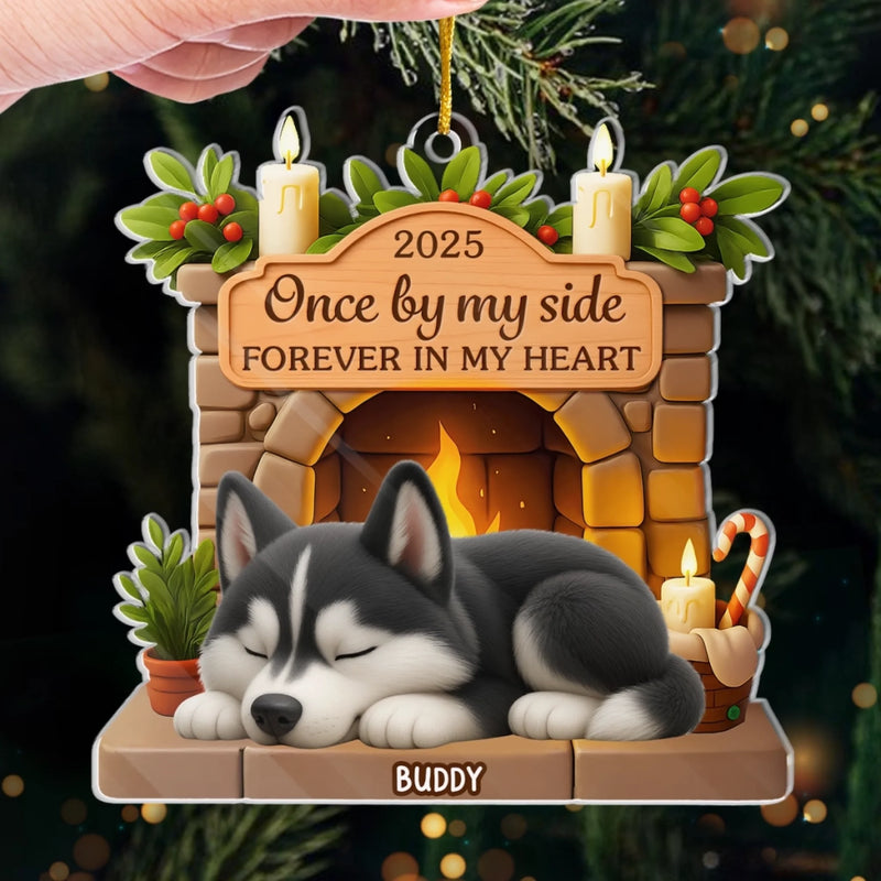 Custom Acrylic Ornament - Personalized Pet Memorial Sympathy Gifts For Dogs, Cats - Your Love Still Here