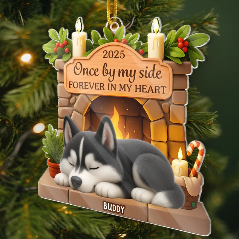 Custom Acrylic Ornament - Personalized Pet Memorial Sympathy Gifts For Dogs, Cats - Your Love Still Here