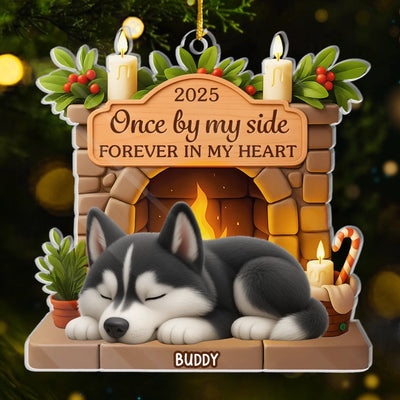 Custom Acrylic Ornament - Personalized Pet Memorial Sympathy Gifts For Dogs, Cats - Your Love Still Here