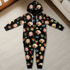 Custom Photo Adult Onesie - Personalized Christmas Birthday Gifts For Family, Dog Cat Lovers - Jingle All The Way To Therapy