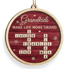 Custom Scrabble Wood Ornament - Personalized Birthday Gifts For Grandpa, Grandma - You Built Our Roots