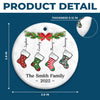 Custom Ceramic Ornament - Personalized Christmas Birthday Gifts For Mom, Dad, Brother, Sister, Kids - Our Lovely Family